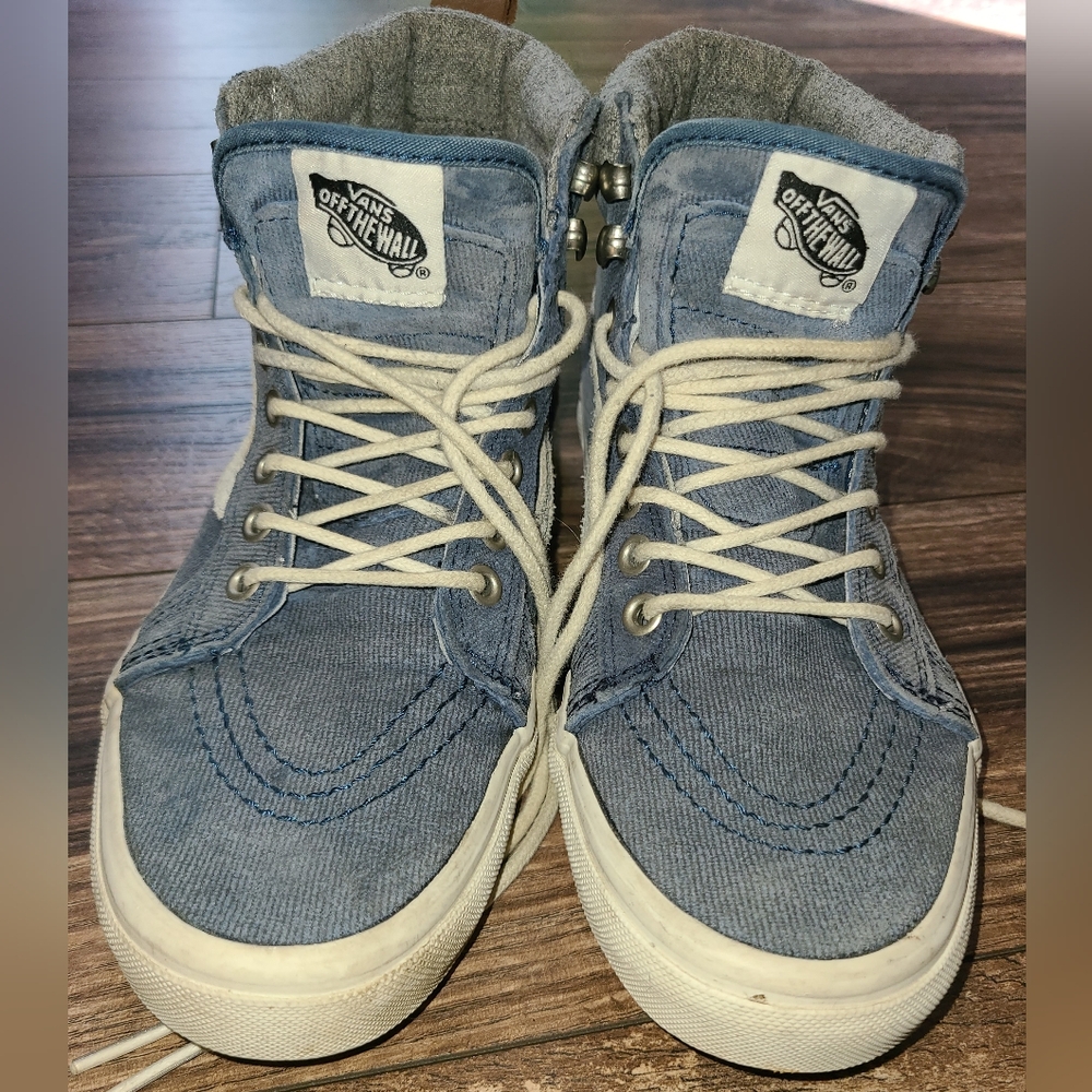 Vans Blue High-Top Sneakers